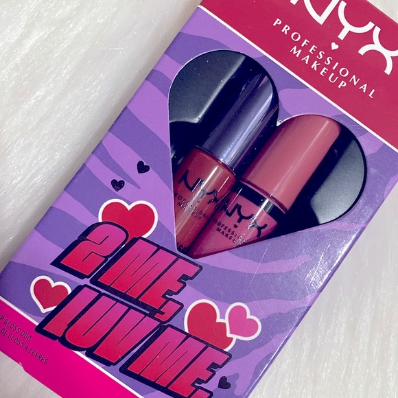 NYX Professional Make Up Butter Lip Gloss 2 pack NWT Excellent Condition - Picture 2 of 6